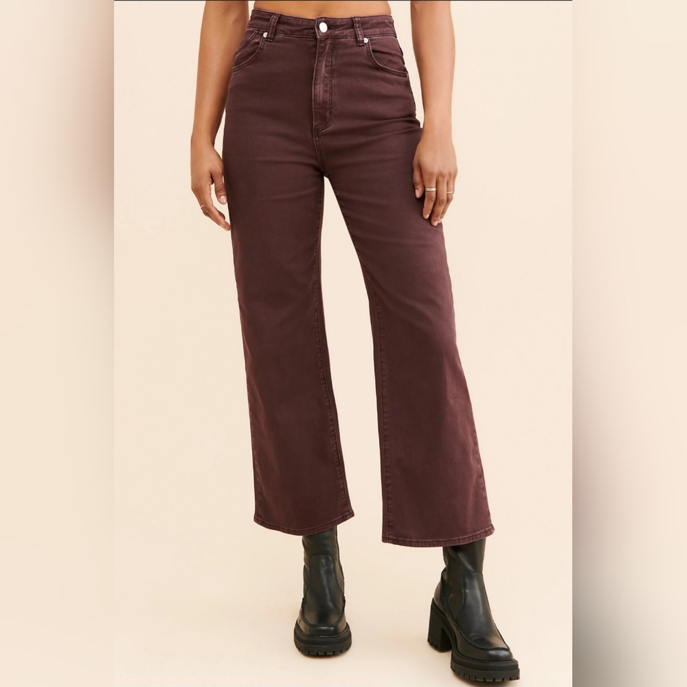 NWT Rolla's Heidi Ankle High-Rise Relaxed Straight Jean